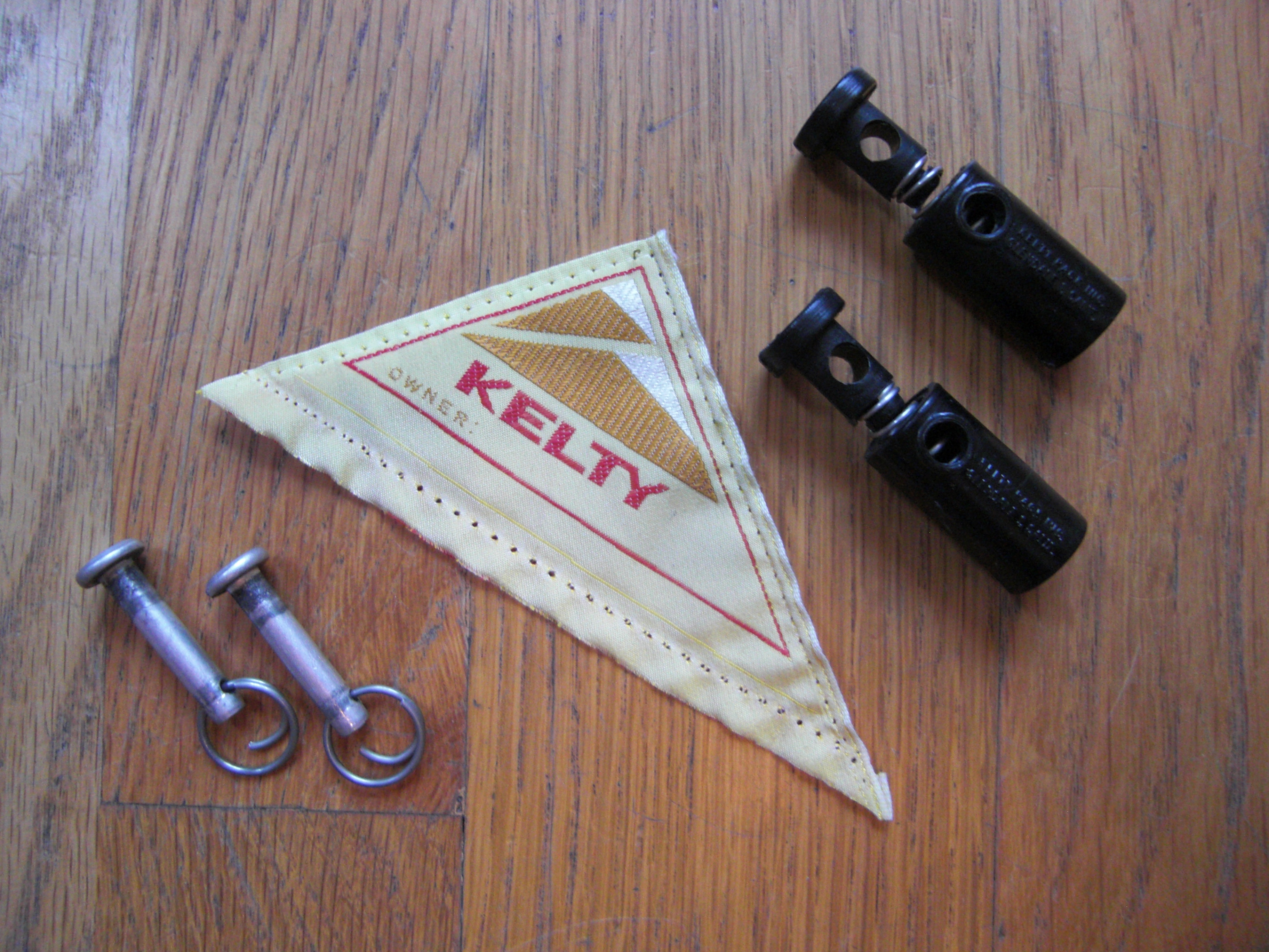 Vintage Kelty External Frame Backpack Label & Parts | Basecamp Vintage
