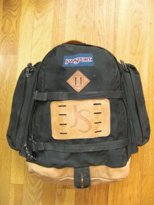 JanSport Leather Bottom Large Day Pack